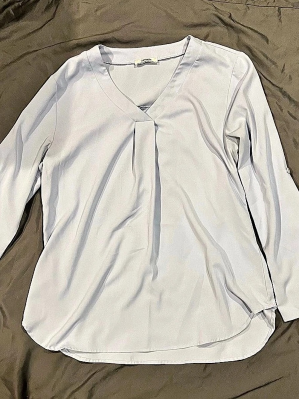Youtalia Womens Business Casual Tops 3/4 Sleeve V Neck Work Office Shirt Women's